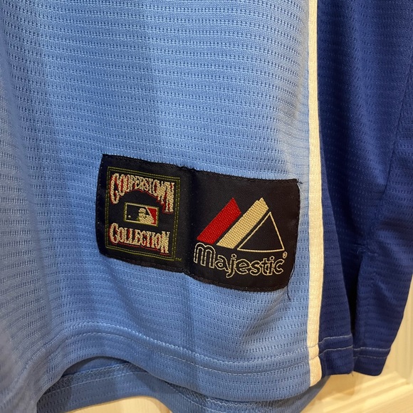 Chicago Cubs Cooperstown Collection Light Blue/Navy with Embroidered Cub Size XL - Picture 2 of 6